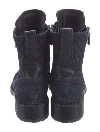 Chanel 2018 Interlocking CC Logo Combat Boots