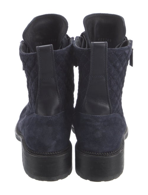 Chanel 2018 Interlocking CC Logo Combat Boots