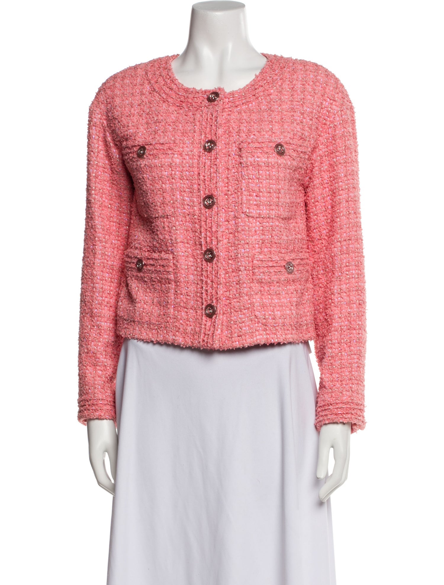 Chanel 2020 Patterned Evening Jacket w/ Tags