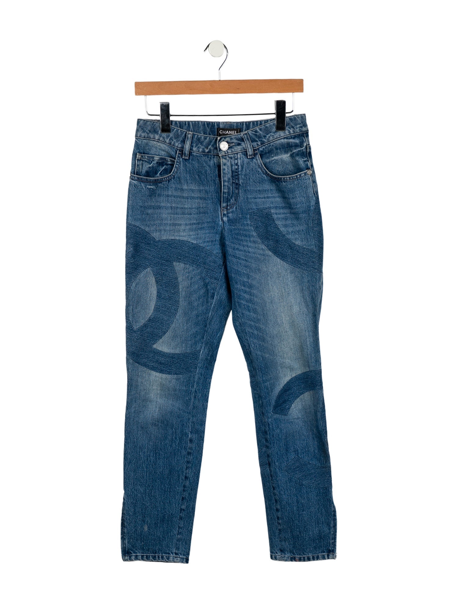 Chanel 2017 Straight Leg Jeans