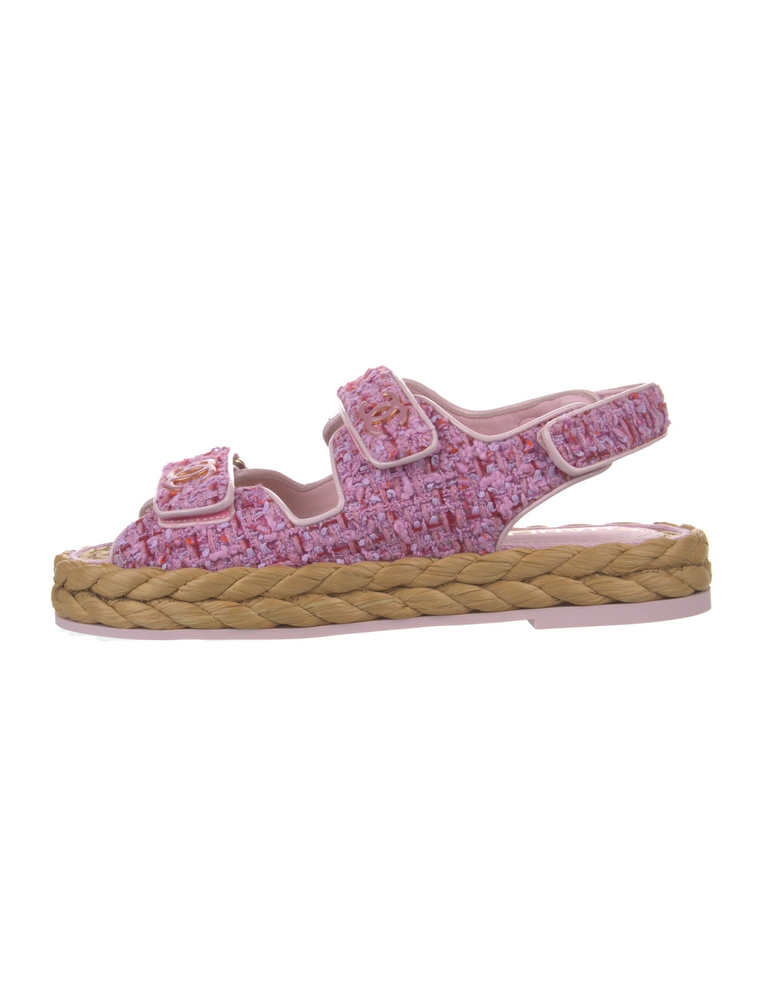 Chanel 2022 Interlocking CC Logo Espadrilles w/ Tags