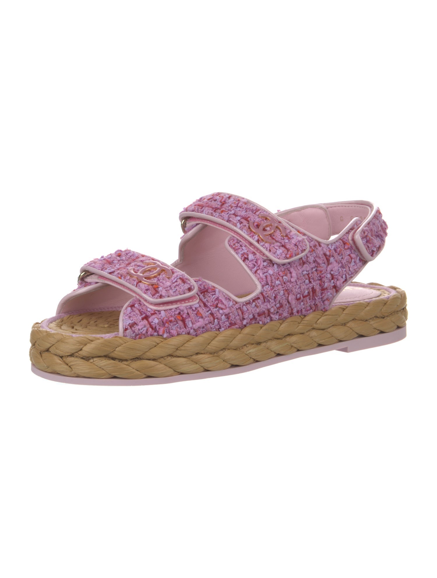 Chanel 2022 Interlocking CC Logo Espadrilles w/ Tags