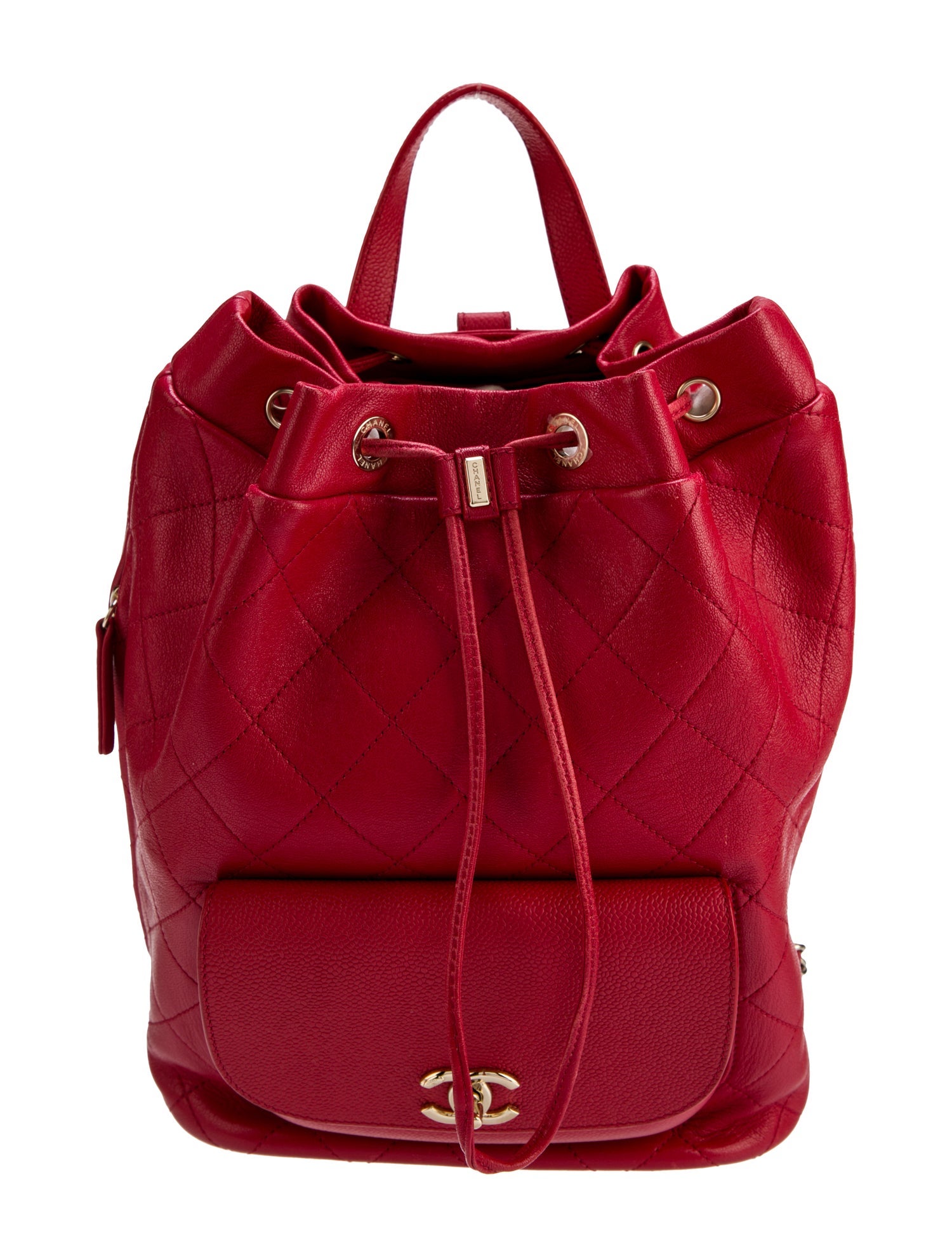 Chanel Quilted Daily Round Backpack
