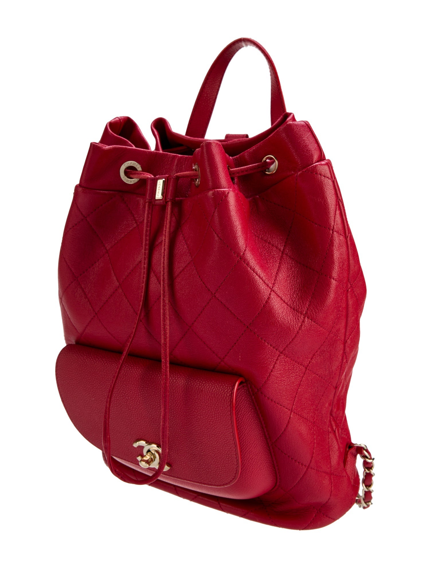 Chanel Quilted Daily Round Backpack