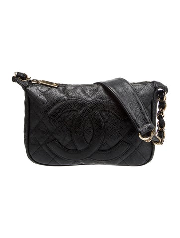 Chanel Shoulder Bags Caviar Timeless Pochette