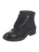 Chanel 2022 Interlocking CC Logo Combat Boots