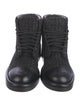 Chanel 2022 Interlocking CC Logo Combat Boots