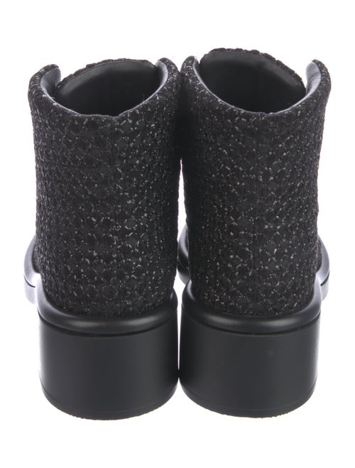 Chanel 2022 Interlocking CC Logo Combat Boots