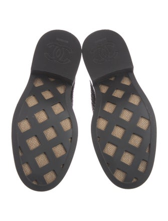 Chanel 2022 Interlocking CC Logo Combat Boots