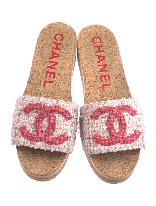 Chanel 2020 Interlocking CC Logo Slides
