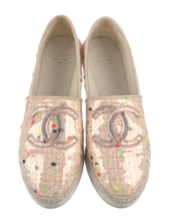 Chanel 2019 Interlocking CC Logo Espadrilles