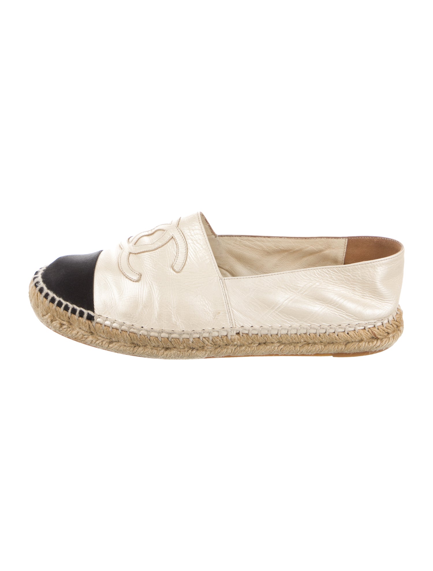 Chanel 2017 Interlocking CC Logo Espadrilles