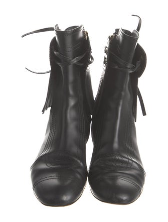 Chanel 2014 Interlocking CC Logo Chelsea Boots