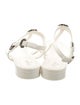 Chanel 2022 Interlocking CC Logo T-Strap Sandals