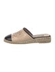 Chanel 2023 Interlocking CC Logo Espadrilles
