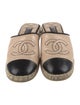 Chanel 2023 Interlocking CC Logo Espadrilles