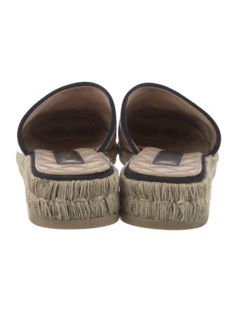 Chanel 2023 Interlocking CC Logo Espadrilles