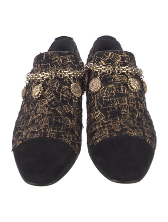 Chanel 2016 Interlocking CC Logo Lace-Up Boots