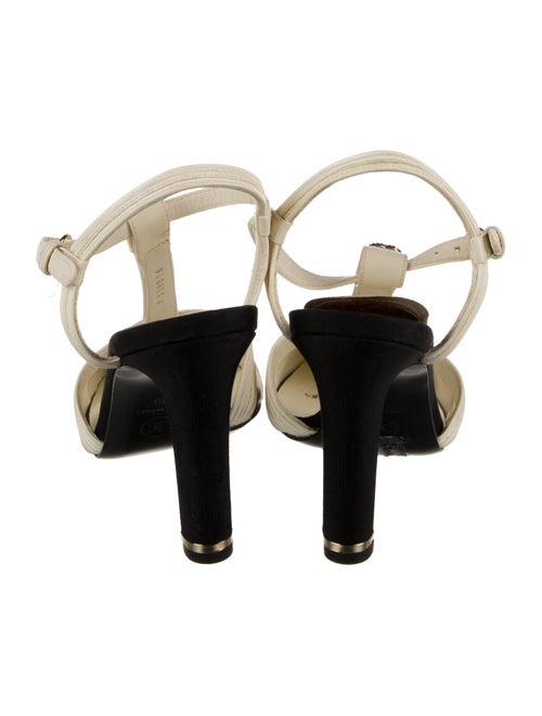 Chanel 2023 Interlocking CC Logo T-Strap Pumps