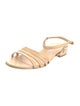 Chanel 2021 Interlocking CC Logo Slingback Sandals