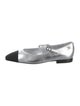 Chanel 2024 Interlocking CC Logo Mary Jane Flats