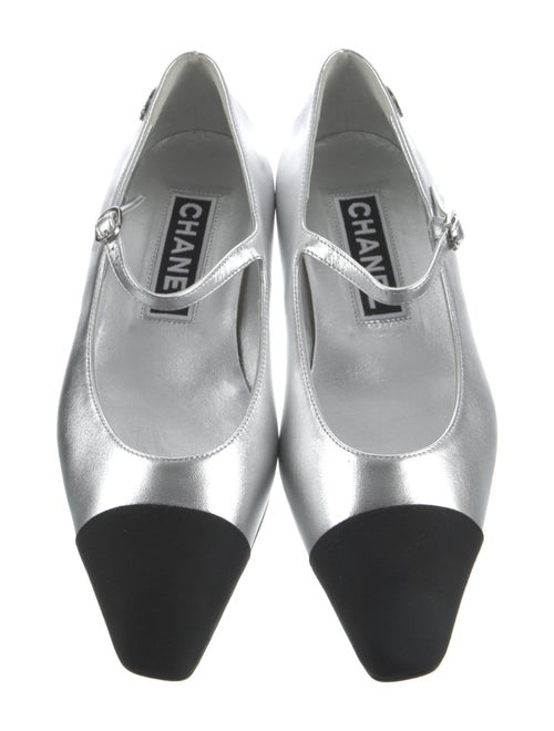 Chanel 2024 Interlocking CC Logo Mary Jane Flats