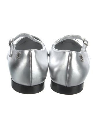 Chanel 2024 Interlocking CC Logo Mary Jane Flats