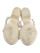 Chanel 2021 Interlocking CC Logo Sandals