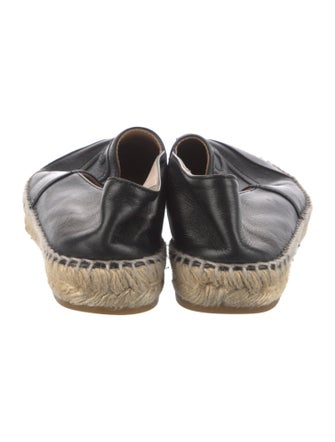 Chanel Interlocking CC Logo Lambskin Espadrilles