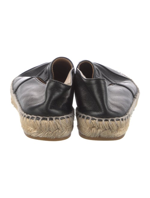Chanel Interlocking CC Logo Lambskin Espadrilles