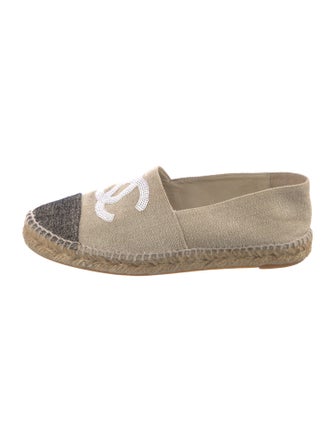 Chanel 2016 Interlocking CC Logo Espadrilles
