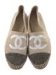 Chanel 2016 Interlocking CC Logo Espadrilles