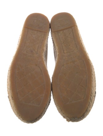 Chanel 2016 Interlocking CC Logo Espadrilles