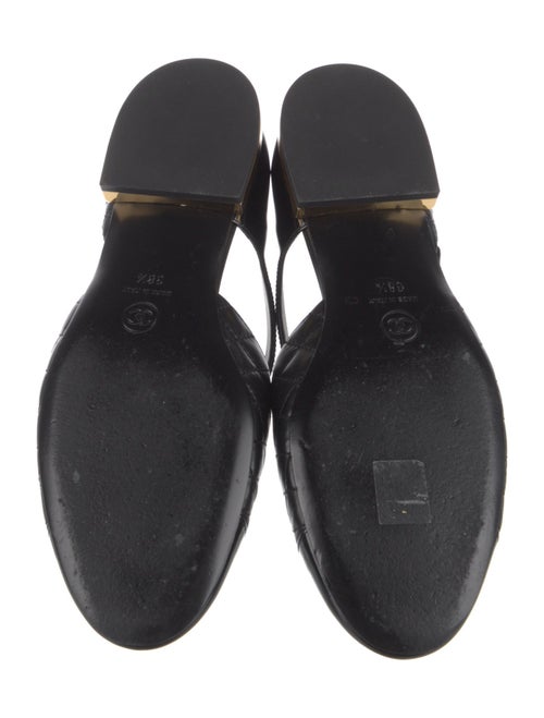 Chanel 2021 Interlocking CC Logo Mary Jane Flats