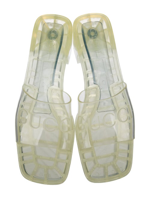 Gucci Rubber Striped Mules