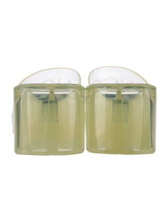 Gucci Rubber Striped Mules