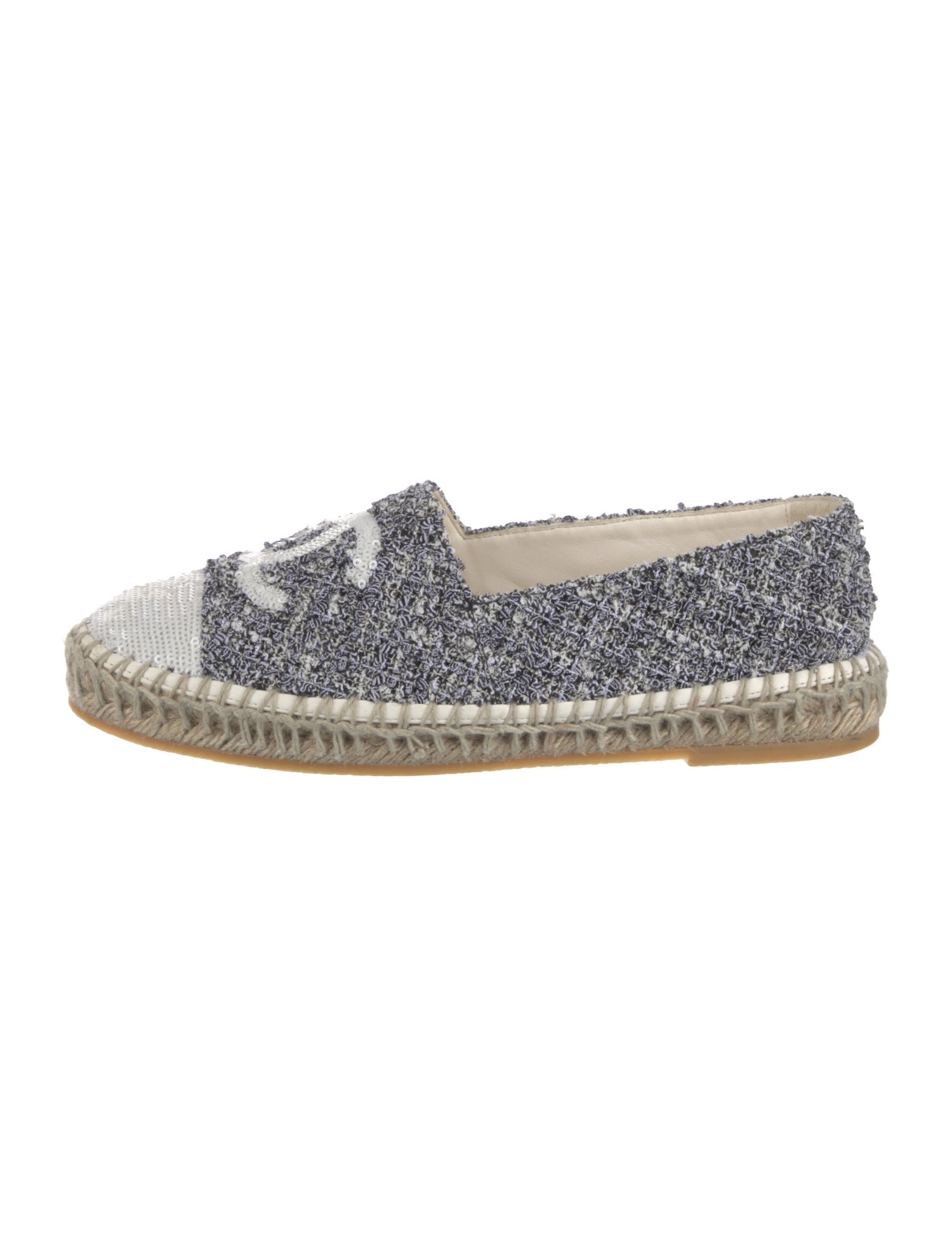 Chanel 2024 Interlocking CC Logo Espadrilles