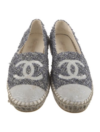 Chanel 2024 Interlocking CC Logo Espadrilles