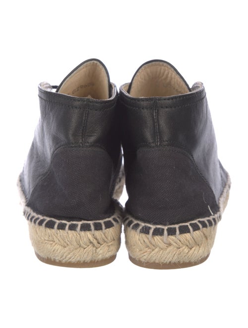 Chanel Interlocking CC Logo Lambskin Espadrilles