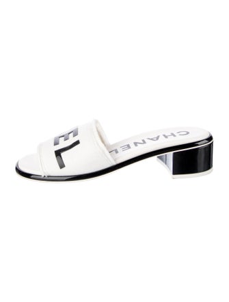Chanel 2024 Interlocking CC Logo Slides