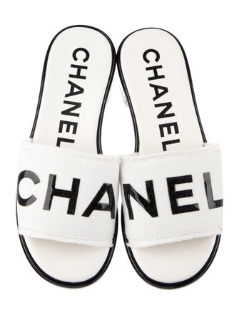 Chanel 2024 Interlocking CC Logo Slides