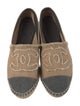 Chanel Interlocking CC Logo Canvas Espadrilles