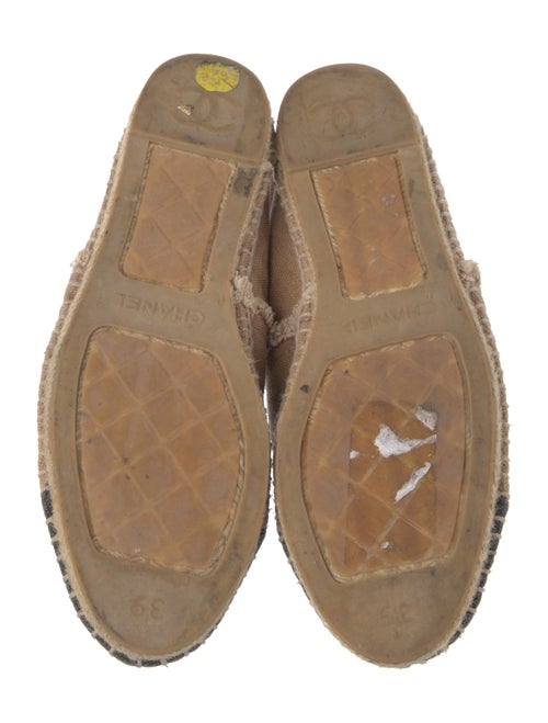 Chanel Interlocking CC Logo Canvas Espadrilles