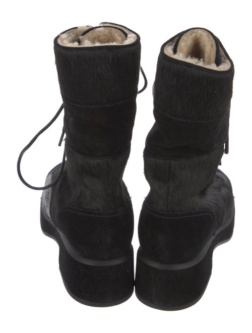 Chanel 2022 Interlocking CC Logo Combat Boots