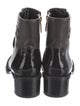 Chanel Interlocking CC Logo Moto Boots