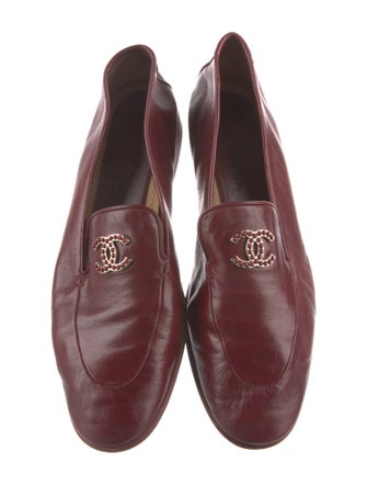 Chanel 2023 Interlocking CC Logo Loafers