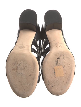 Chanel 2017 Interlocking CC Logo Gladiator Sandals