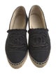 Chanel Interlocking CC Logo Canvas Espadrilles