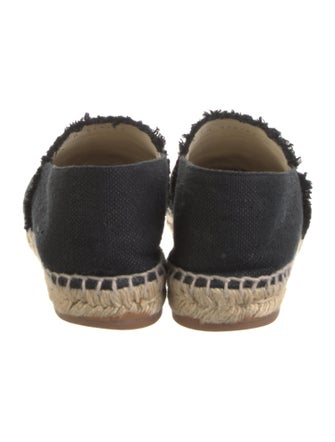 Chanel Interlocking CC Logo Canvas Espadrilles
