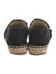Chanel Interlocking CC Logo Canvas Espadrilles